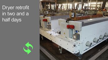 View of a Galvadry dryer installed in a barell plating plant | © Richard Tscherwitschke GmbH